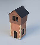 129-H060128 - H0 - Backstein Wasserturm
